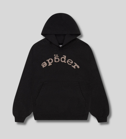 Rhinestone Spider Hoodie