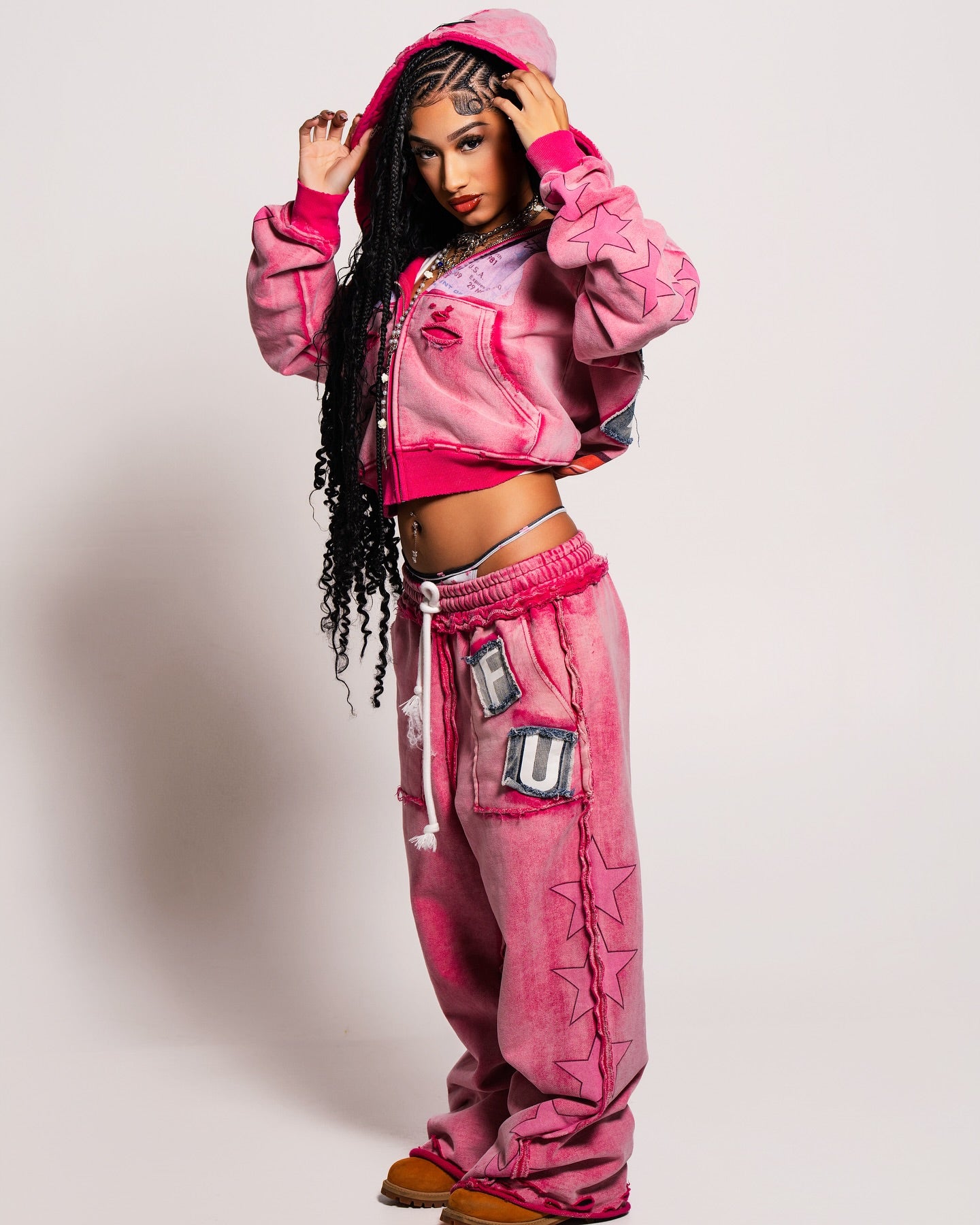 "FU" Pink Sweats