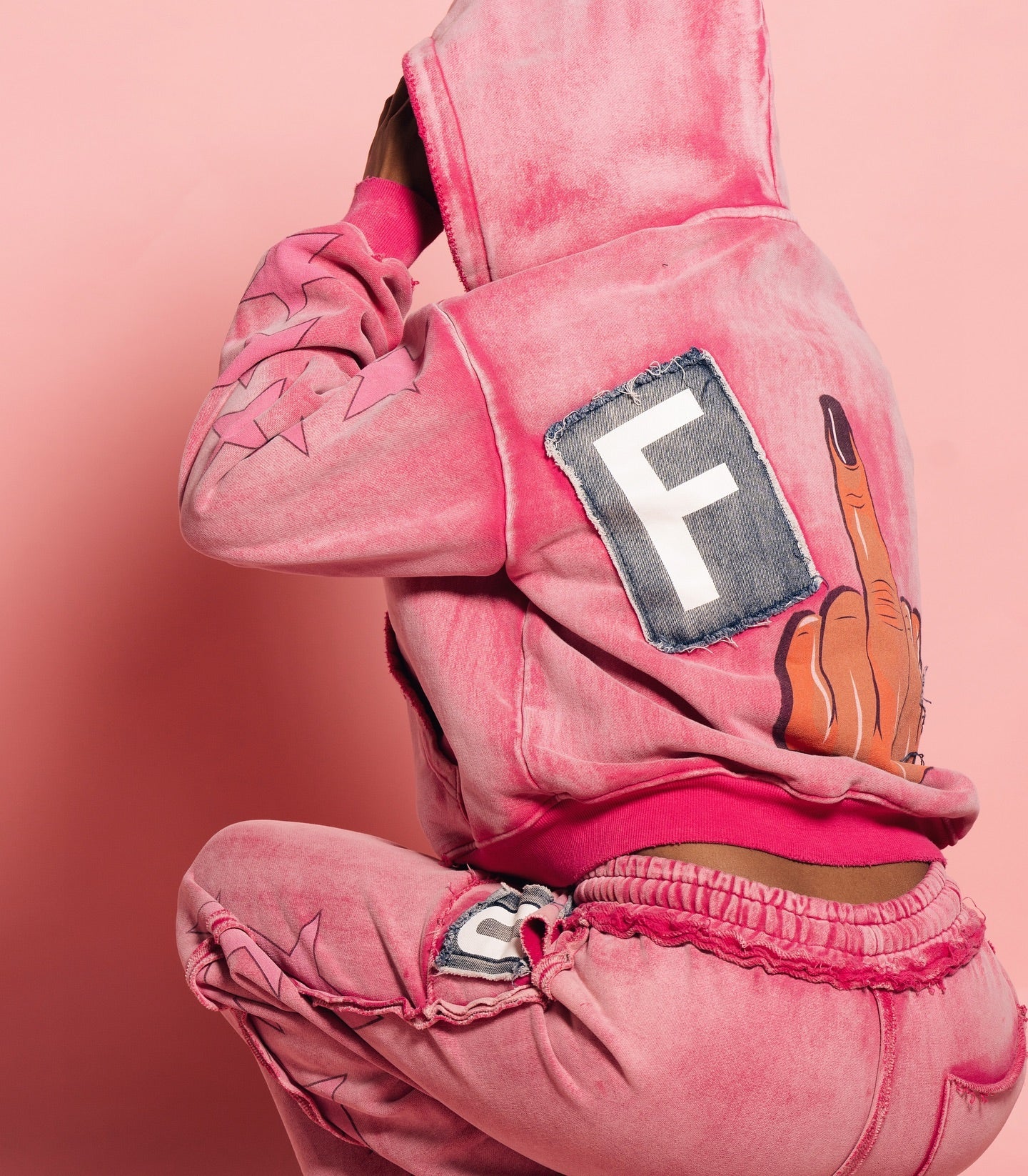 "FU" Pink Hoodie